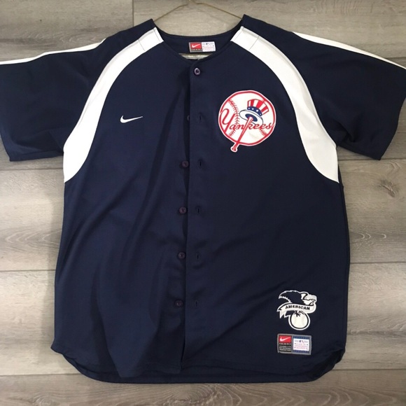 NIKE MLB NEW YORK YANKEES TEE SHIRT JERSEY - Picture 1 of 4